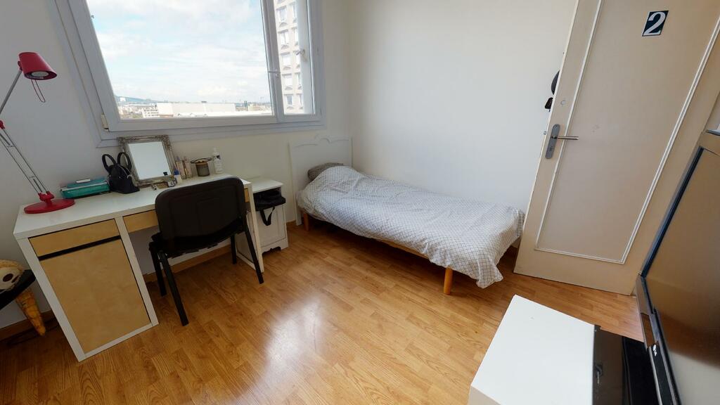 Photo de la chambre 2 du 77 rue Philippe Fabia 69008 Lyon